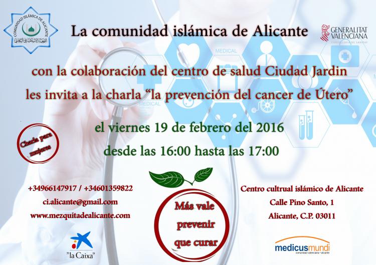 Charla Educativa para mujeres árabes sobre: prevención del cáncer del cuello de útero