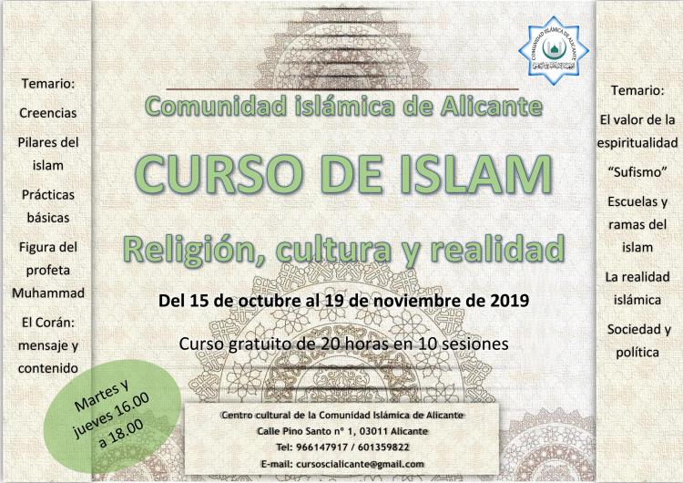 Curso introductorio de islam del lunes 15 de octubre al 19 de noviembre
